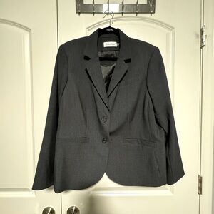Calvin Klein Charcoal Blazer for Women 18W​